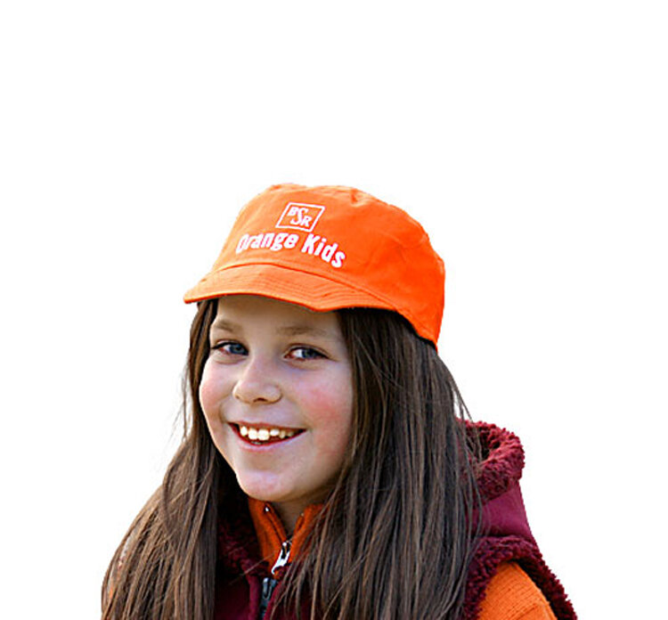 Basecap für Kinder, orange