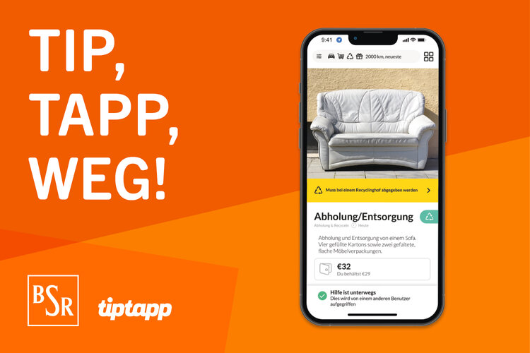 Kooperation mit Tiptapp-App