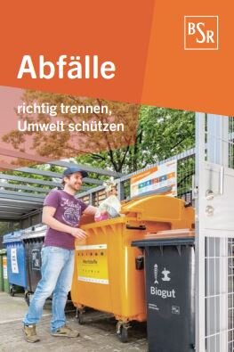 BSR Cover Leporello Abfälle richtig trennen