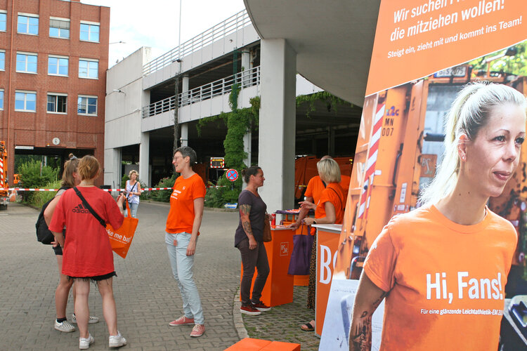 BSR Schnuppertag Muellwerkerinnen