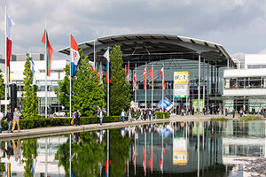 Eingang zur IFAT, Technologiemesse in München