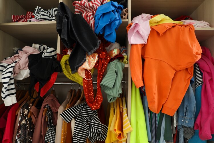 Innenansicht Kleiderschrank