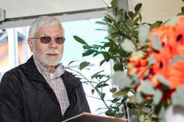 Gast auf dem Festakt: Manfred Rogge, von 1966 bis 2001 Betriebsingenieur im MHKW