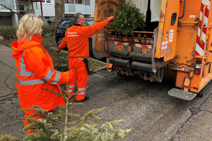 Weihnachtsbaumabholung