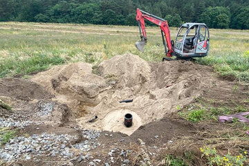 Arbeiten am Gasbrunnekopf