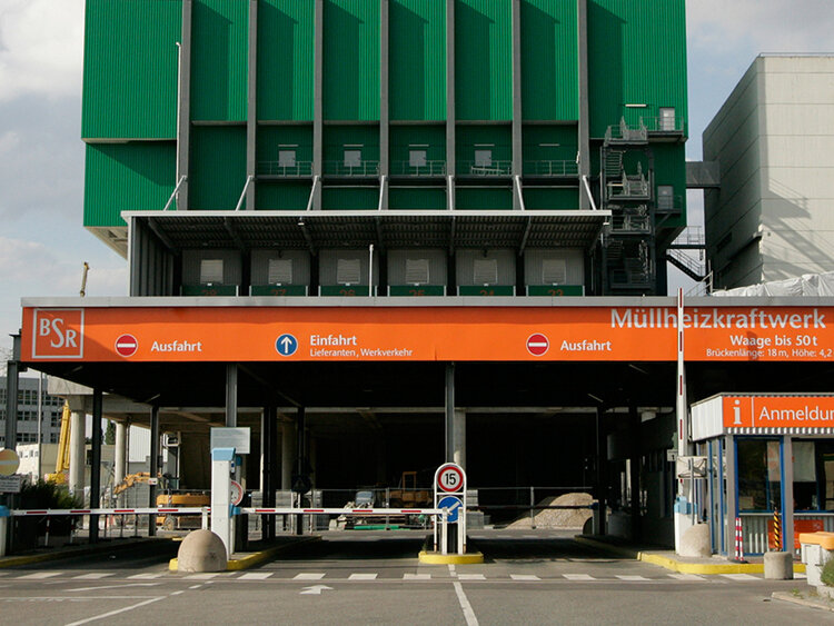 Eingang Müllheizkraftwerk