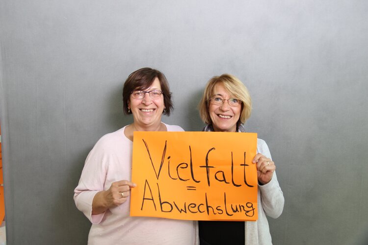 Claudia Pagel und Renate Lohse