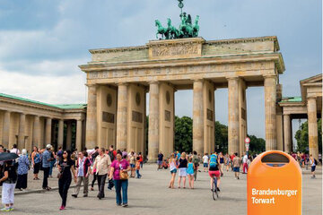 Postkarte Brandenburger Tor - 