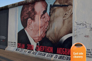 Postkarte East Side Gallery - 