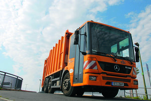 Müllabfuhr Fahrzeug