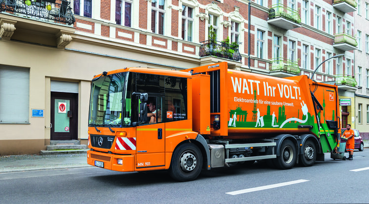 BSR-Fahrzeug Watt ihr Volt