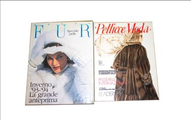 Abbildung: 2x Italienische Modemagazine aus den 90er Jahren