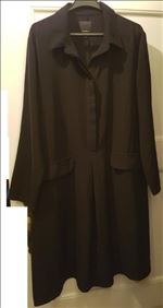 Abbildung: Blusenkleid von Anemone Gr. 44 schwarz guter Zustand 