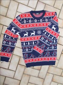 Abbildung: Nicht ganz so schlimmer Winter-/Weihnachtspulli Gr.L 