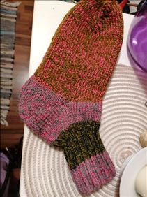 Abbildung: 1 paar handgestrickte socken neu ca gr. 36-38, 39