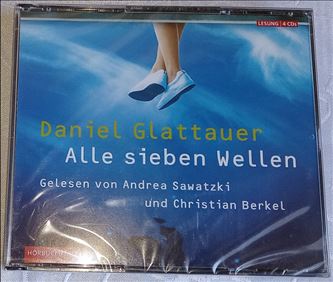 Abbildung: Hörbuch Daniel Glattauer Alle sieben Wellen,originalverpackt