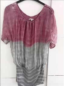 Abbildung: Carina Ricci Chiffon-Kleid/Bluse, Gr.36