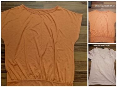 Abbildung: Shirt H und M, orsay 2 Teile gr. 38-40 