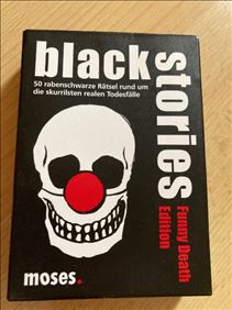 Abbildung: Black Stories Karten spiel 