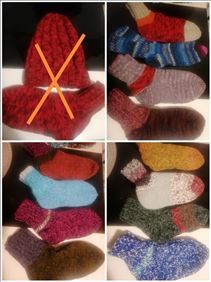 Abbildung: Handgestrickte Socken 36-38 - 39 freie Auswahl 