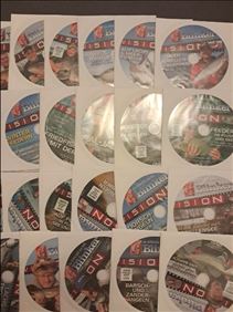 Abbildung: 23 DVDs der Angelzeitschrift Blinker