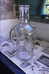 Abbildung: Deko Glasflasche ca 30 cm hoch