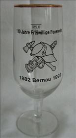 Abbildung: Bierglas Biertulpe 110 Jahre Freiwillige Feuerwehr Bernau