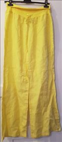 Abbildung: Gelbe ganz leichte Sommerhose Gr. L, Boho, Hippie, Strand