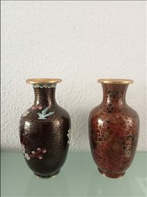 Abbildung: 2x Art Porzellan Vase ,H:18 cm