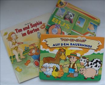 Abbildung: 3 x Kinderbuch Hartpappe