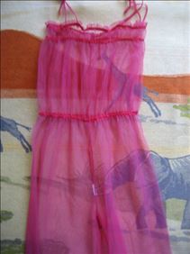 Abbildung: Jumpsuit, Dessous, transparent Gr. 34,neu, ungetragen