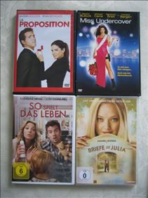Abbildung: 4 DVDs, einmal abgespielt