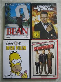 Abbildung: 4 DVDs, einige noch unbespielt