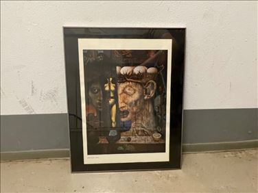 Abbildung: Kunstbild von Ernst Fuchs (1930-2015), Titel: Passion