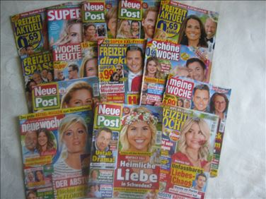 Abbildung: Konvolut Frauenzeitschriften