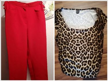 Abbildung: Hose und shirt gr. 40-42 wenig getragen, guter Zustand 