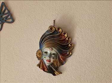 Abbildung: Verschenke Maske Deko für Wand