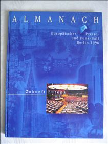 Abbildung: großes Buch Almanach Presse- und Funkball Berlin 1996