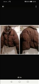 Abbildung: 1 dicke Winterjacke braun Größe S 