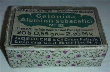 Abbildung: Antike Arzneischachtel (Gelonida)