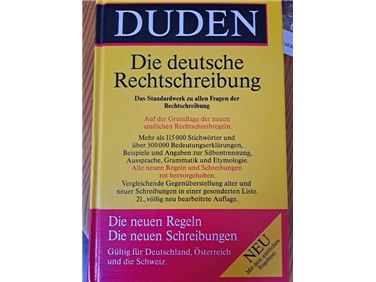 Abbildung: Buch: Duden - Die deutsche Rechtschreibung (21. Ausgabe)
