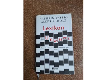 Abbildung: Buch: Lexikon des Unwissens