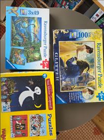 Abbildung: Vollständiges Puzzle-Set in gutem Zustand