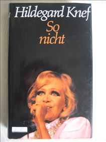 Abbildung: Buch Hildegard Knef - So nicht