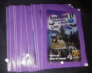 Abbildung: Ozeanien 11, 9 x 4  Samnelkarten