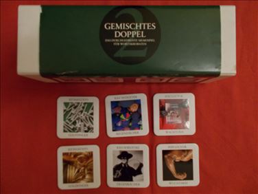 Abbildung: Gemischtes Doppel/verrücktes Memo-Spiel für Erwachsene