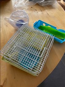 Abbildung: kleiner Hamsterkäfig z.B. für Reise, Umzug - neu