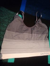 Abbildung: 1 Bustier getreift Größe L wie neu, 1-2mal gewaschen