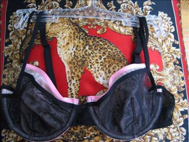 Abbildung: Bügel-BH Gr. 75 B, transparent, ungetragen, neuw. Zustand