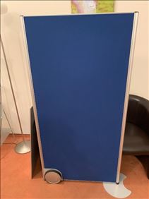 Abbildung: Paravent blau